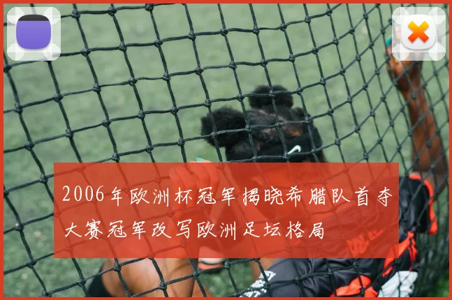 2006年欧洲杯冠军揭晓希腊队首夺大赛冠军改写欧洲足坛格局