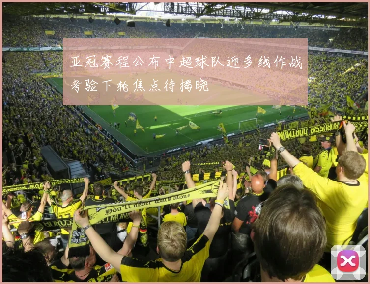 亚冠赛程公布中超球队迎多线作战考验下轮焦点待揭晓